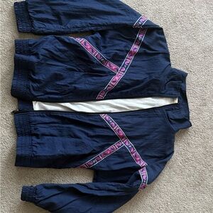 Vintage Adidas Blue and White Apparel